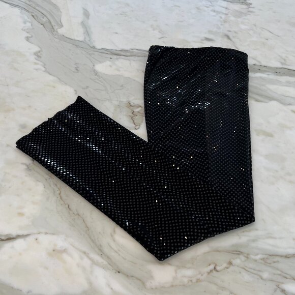 RALPH RALPH LAUREN BLACK EMBELLISHED PANTS SIZE SMALL - Picture 9 of 17